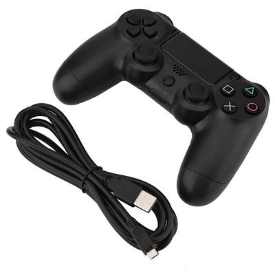 Mando inalámbrico con vibración compatible con PS4. Funciones completas.  DAM Negro - Accesorios videoconsolas - Los mejores precios