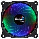 Ventilador PC 12cm Aerocool COSMO LED RGB Fija, Conector Molex