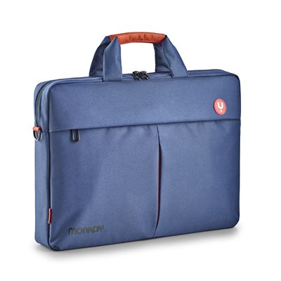 Maletín Ngs Monray Seaman Para Portátil De 15.6'' Con Bolsillo Exterior. Gran Protección. Azul
