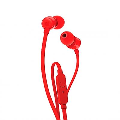 Jbl Auriculares Con Micrófono Integrado T110 Rojo