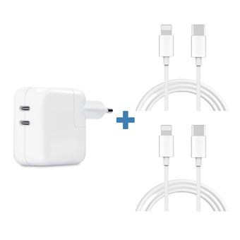Cable USB C de carga rápida de 35W a tipo C para Apple iPhone 15 Pro Max  Cable USB C para iPhone 15 Plus accesorios de cargador – Los mejores  productos en