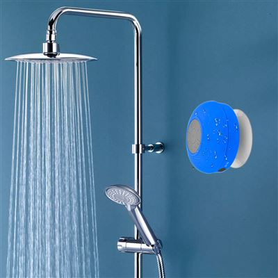 GENERICO Altavoz de ducha Bluetooth Resistente al agua