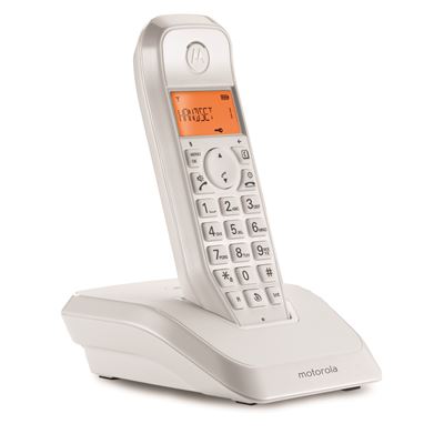 Teléfono Fijo Dect S1201 Color Blanco Motorola Voice