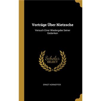 Serie ÚnicaVorträge Über Nietzsche HardCover