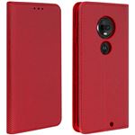 Funda Motorola Moto G7 / G7 Plus cartera cierre magnético y F. Soporte - Rojo