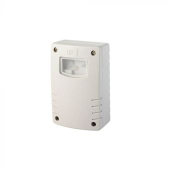 Detector Crepuscular Regulable Garza Power Exterior, protección IP44, color Blanco