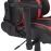 Silla de escritorio vidaXL Racing con reposapiés Roja_3