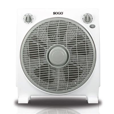 Ventilador Silencioso De Mesa 45w Multidirección 3 Velocidades Temporizador 30cm