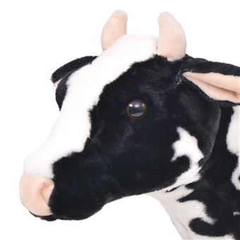 Vaca de peluche de pie color negro y blanco XXL, Animal de peluche, Los  mejores precios