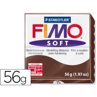 Pasta Staedtler Fimo Soft 56, Marrón - 1