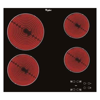 Placa Vitrocerámica Whirlpool Akt 8090/ne 4 Zonas 60cm 6200w Negro