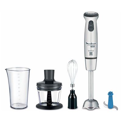 Batidora de Mano Moulinex Dd87kd10 Infiny Force Ultimate Coktail 1000w 25 Velocidades Acero Inoxidable Mini-picadora