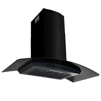Campana Extractora De Pared Vidaxl 90cm Negro