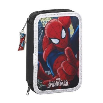 Ultimate Spiderman - Plumier Doble Pequeño 34 Piezas