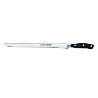 Arcos Cuchillo Jamonero Riviera 231100 De Acero Nitrum, Con Mango De Polioximetileno Y 30 Cm De Hoja En Estuche