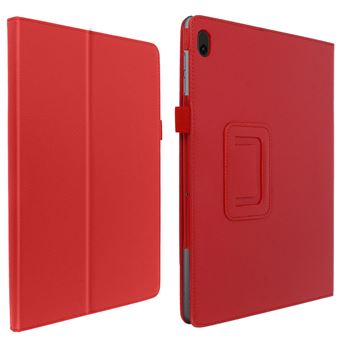 Funda Lenovo Tab E10 10.1 F. Soporte Soft-Touch Rojo