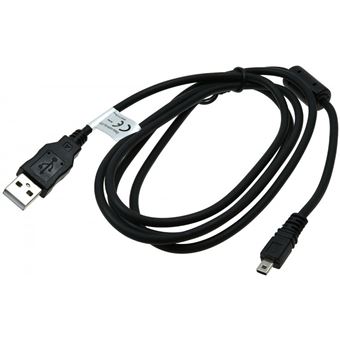 USB-cable de datos para Panasonic Lumix dmc-sz8 negro