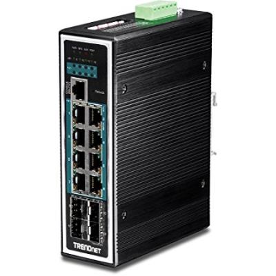 Trendnet Negro Ti-Pg1284i Gestionado L2+ Gigabit Ethernet (10/100/1000) Energía Sobre Ethernet (Poe)