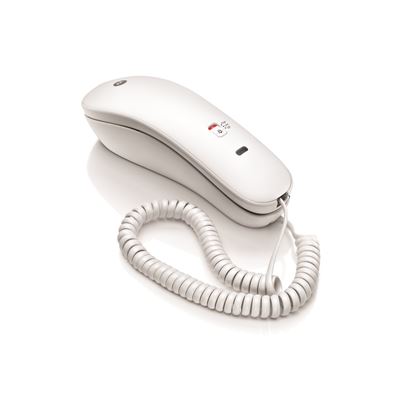 Teléfono Fijo Góndola Con Indicador Visual Ct50 Motorola Voice Blanco