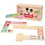 Disney Domino Madera infantil juego de mesa para niños 2 3 4 años memoria juguetes educativos estimulación cognitiva mickey woomax y