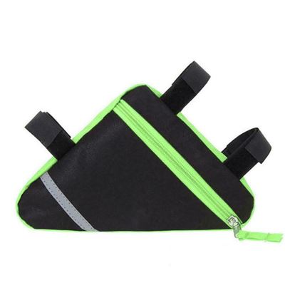 Bolsa Para Bicicleta Oem Alforja De Bici Ajustable Negro Y Verde