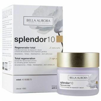 Crema facial Antiedad de noche Bella Aurora Splendor 10 50ml - 1