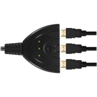 Cable Multipuerto Ladron Switch HDMI 3 Puertos hub con Cable Macho Splitter  Hdtv - Gadget USB - Los mejores precios