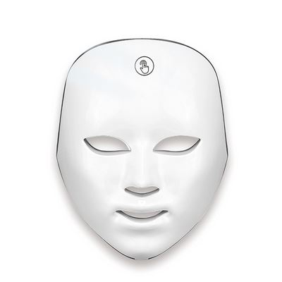 Máscara Táctil Con Luz Led Tratamento De 7 De Colores Dam Blanco