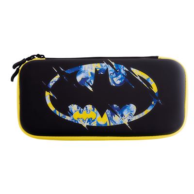Funda De Trasporte Rigida Para Nintendo Switch Batman Logo Azul
