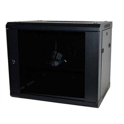 Armario Rack 9u 60x45 con Termostato 2 Ventiladores 1 Bandeja