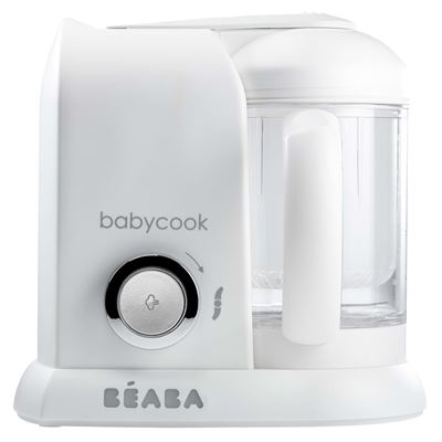 Robot De Cocina Para Bebés Beaba Blanco 4 En 1 Babycook Solo 1100 Ml