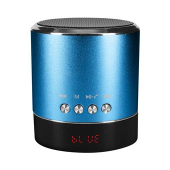 Mini Altavoz Bluetooth Bajo Potente Radio Metalizado Azul - Altavoces  Inalámbricos Bluetooth - Los mejores precios