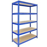 Monster Racking Estanterìa qrax de acero sin tornillos azul 120cm x 50cm 1825cm para