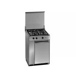 Cocina de gas Meireles 5302 DV 3 Fuegos 52cm Inox