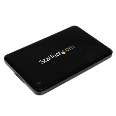 StarTech.com Caja de Disco Duro USB 3.0 con UASP para HDD/SSD SATA III de 2,5 Pulgadas y 7mm de Espesor - Caja externa para disco duro