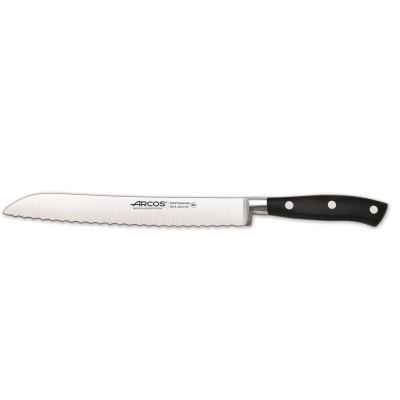 Cuchillo Panero Arcos Riviera 231300 De Acero Nitrum, Con Mango De Polioximetileno Y 20 Cm De Hoja En Estuche