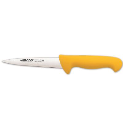 Cuchillo De Carnicero Arcos Colour De Acero Inoxidable Y Mango Ergonómico - Amarillo