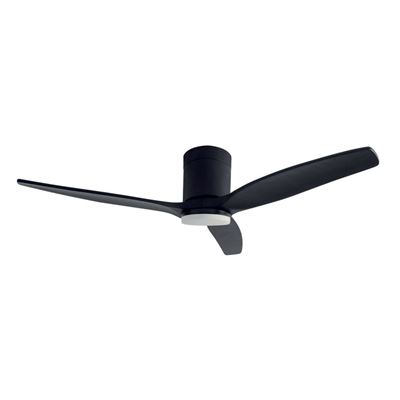 Ventilador De Techo Gsc Kasama Con Luz Cct Regulable Y Mando Ø132 Dc Negro