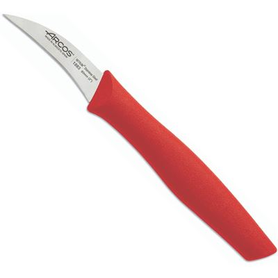 Cuchillo Mondador Arcos Nova Rojo Hoja 70 Mm