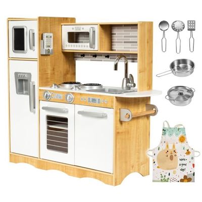 Cocina Infantil Madera Led 93*30*83 Cm + Utensilios