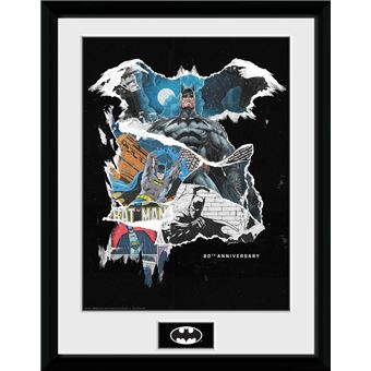 Fotografía Enmarcada Batman Comic Rip