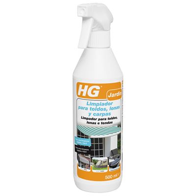 Hg Limpiador Para toldos lonas y carpas elimina manchas de tejidos exteriores como tiendas campaña s 0.5l 615050130