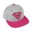 Gorra Cotton Division, Modelo Superman, Modelo Logo Rosado_0