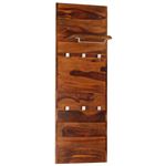 Perchero de pared madera maciza de sheesham 118x40 cm vidaXL