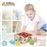 Cubo 4 formas encajables madera natural Disney baby by WOOMAX_2