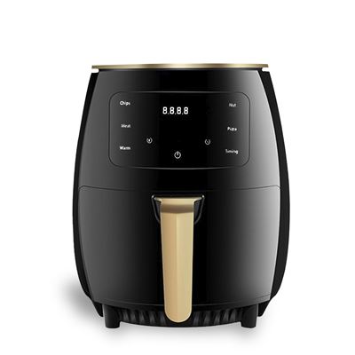Freidora De Aire Dam 6l-389 6l 1400w Táctil Negro