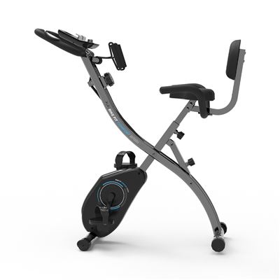 Bicicleta Estática Prixton Bike Fit Comfort Resistencia 1,5 Kg Plegable 2 Bandas De Resistencia