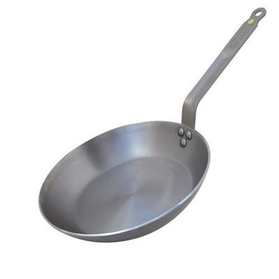 De Buyer Mineral B Elemento Estufa De Chapa De Acero - Ø 32 Cm - Gris - Todas Las Fuentes De Calor, Incluida La Inducción