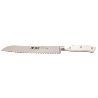 Cuchillo Panero Arcos Riviera Blanc 231324 De Acero Nitrum, Con Mango De Polioximetileno Y Hoja De 20 Cm En Estuche