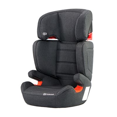 Silla de Coche de los Grupos 2 y 3 Kinderkraft Junior Fix, Modelo Negro